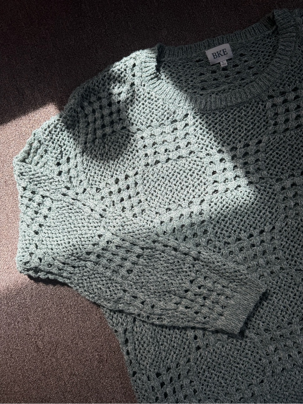 BKE | forest green | sweater | Size Large - Picture 2 of 4